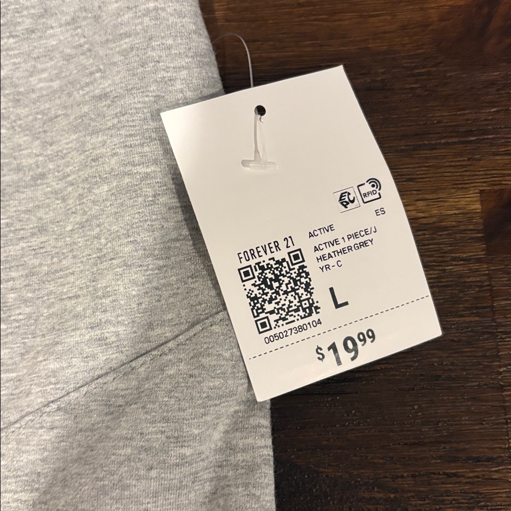 Forever 21 Light Gray onesie Activewear - Picture 2 of 4